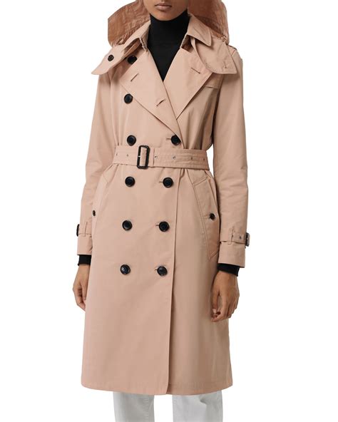 burberry kensington taffeta trench coat|Burberry kensington trench coat women's.